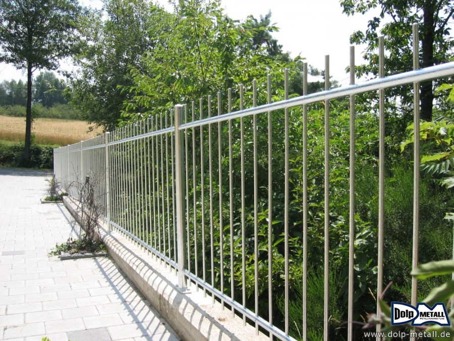 Metall Gartenzaun Verzinkt